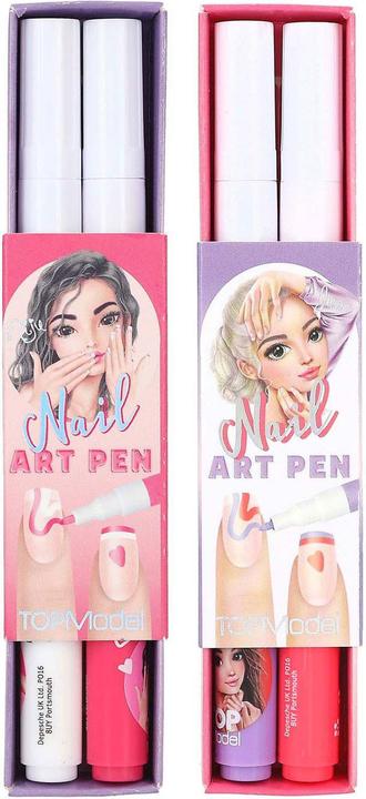 Top Model Topmodel - TOPModel Nail Polish Pen Set BEAUTY and ME - Pink and White, Peach-Coloured and Purple -