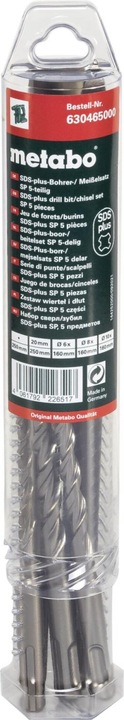 Produktbild Metabo Bohrer und Meissel Set SP 5 tlg. SDS plus 6 / 8 / 10 mm ( 630465000 ) (6, 8, 10 mm)