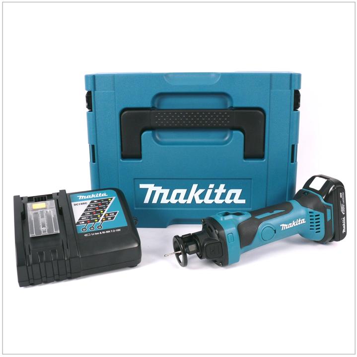 Image du produit Makita DCO 180 Kit RY1J Affleureuse plaque de plâtre 18V avec boîtier MAKPAC inclus Batterie BL 1815