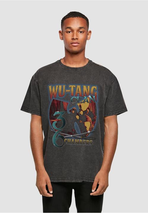 Actual product image Urban Classics Wu Tang 36 Chambers Acid Was Oversize Tee - 119355 (S)