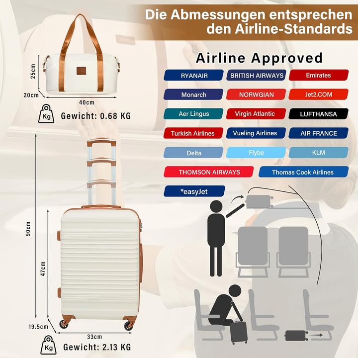 Produktbild Coolife 6-teiliges Koffer-Set