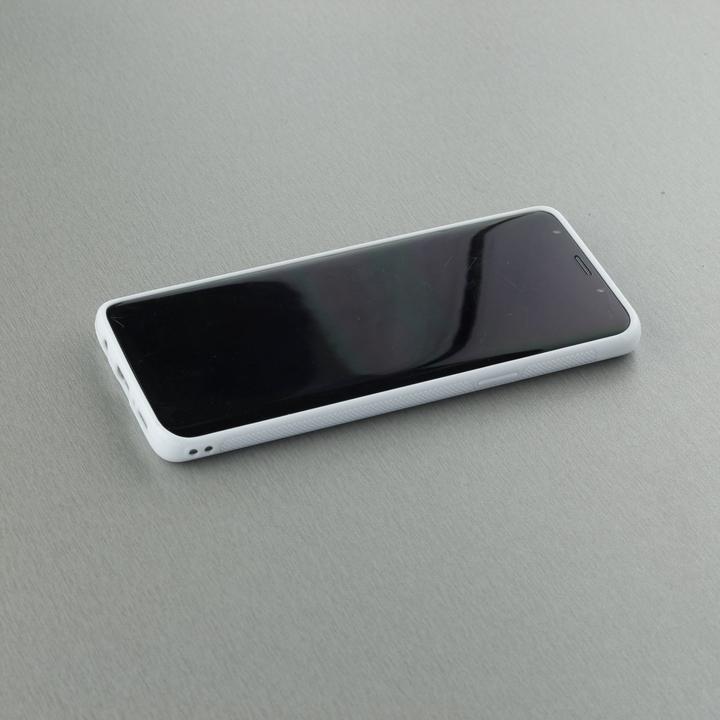 Produktbild PhoneLook Hülle Silikon weiss Cat eyes (Samsung Galaxy S9)
