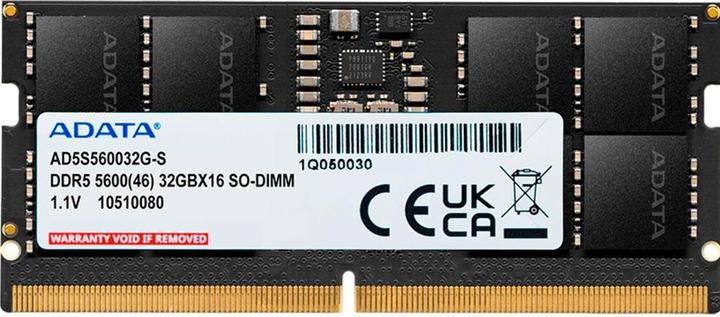 Actual product image Adata SO-DDR5 32GB 5600-46 Premier Single Tray (1 x 32GB, 5600 MHz, DDR5 RAM, SO-DIMM)