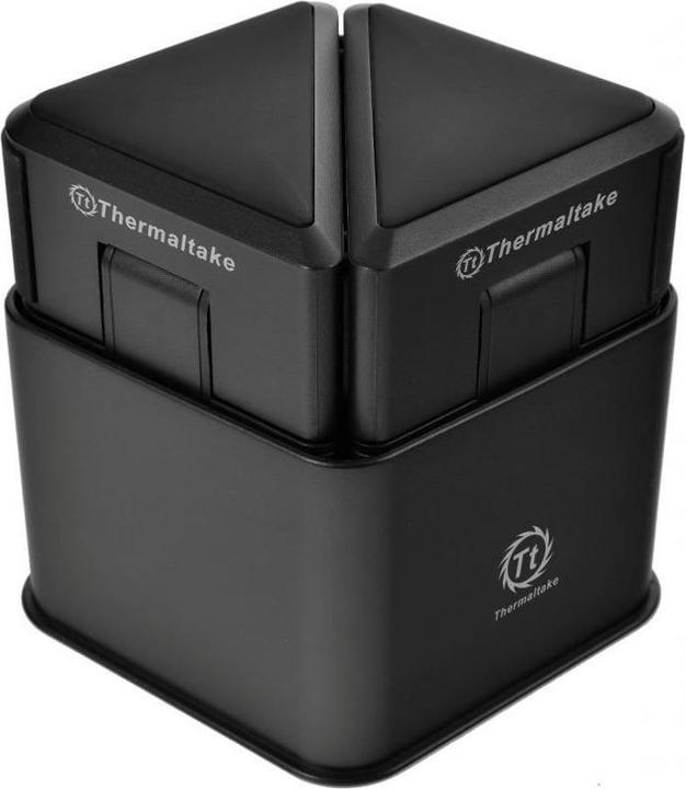 Actual product image Thermaltake Satellite 2 in 1 laptop cooler with speakers black