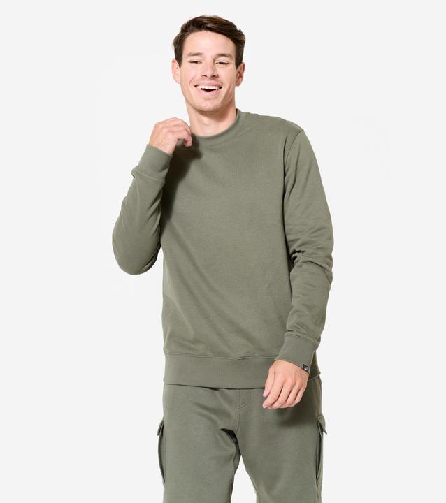 Produktbild Domyos Hoodie Herren warm Baumwollgewebe - grün/khaki (M)