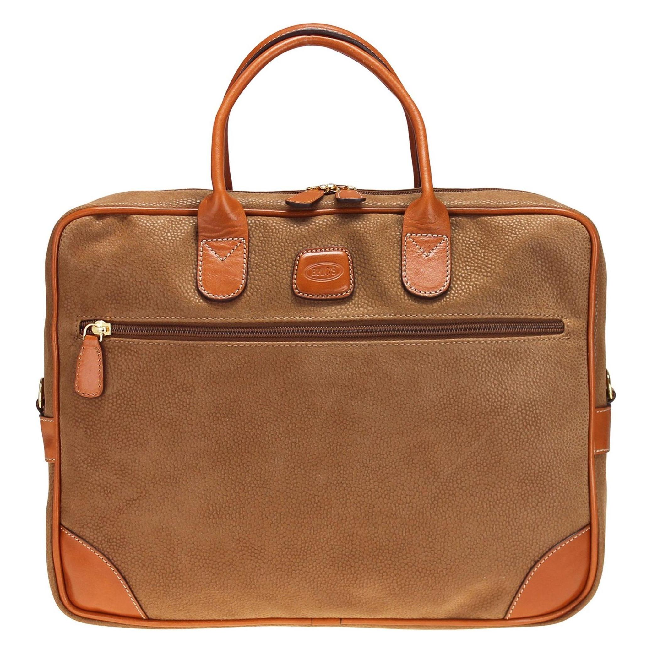 Brics Life Aktentasche 38 Cm Laptopfach (16.14", Universal), Notebooktasche, Braun