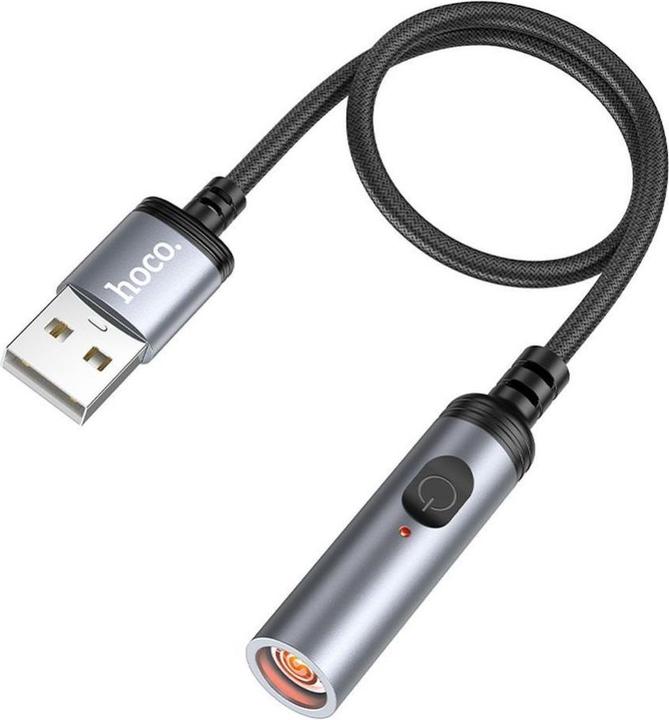 Produktbild Hoco Cigarette Lighter UA30, USB-A, 30cm, Grau