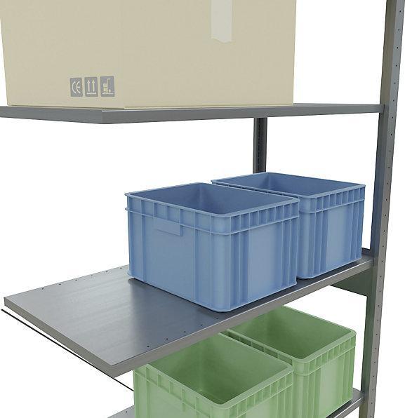 Actual product image eurokraft pro Boltless shelving, single row