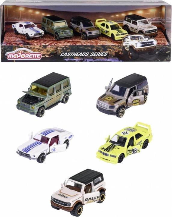 Majorette CastHeads Track Racer 5 Pieces Giftpack
