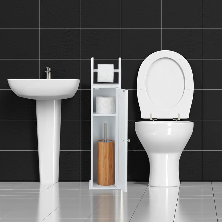 Actual product image Relaxdays Toilet Paper Holder, Standing