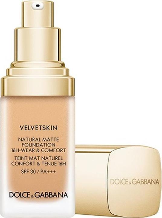 Image du produit Dolce & Gabbana Dolce&Gabbana Velvetskin Natural Matte Foundation - Desert 340, SPF 30, 30 ml