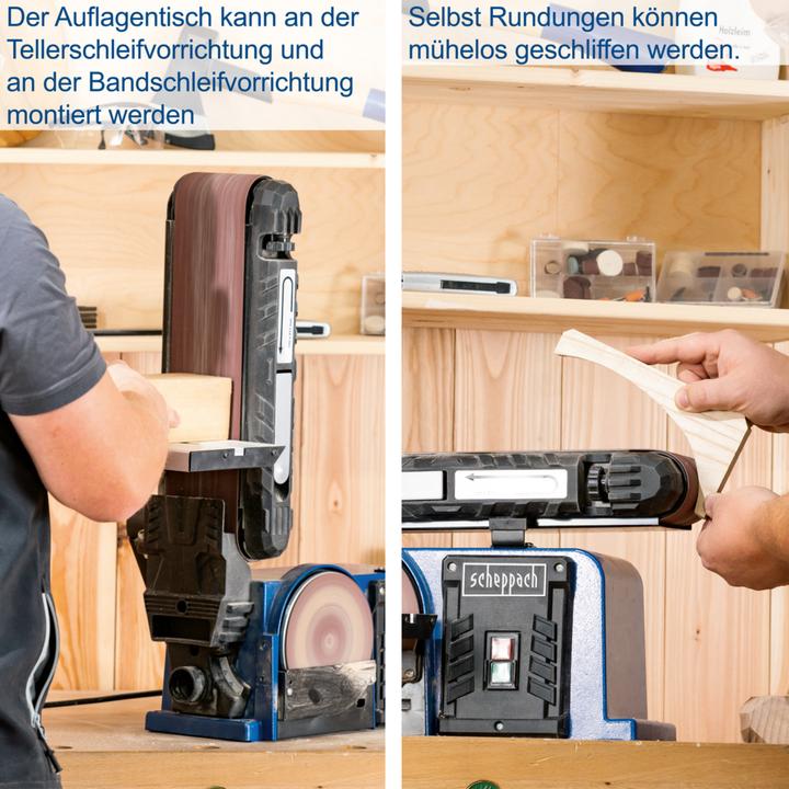 Image du produit Scheppach BTS900 Ponceuse à bande et à disque (Ponceuse à bande, Ponceuse à disque, 370 W)