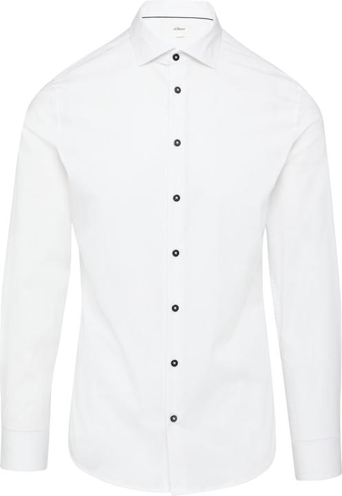 Immagine prodotto s.Oliver Hemd Tailored Fit: Popeline-Hemd aus Baumwollstretch (38)