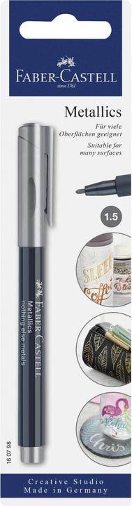 Produktbild Faber-Castell FABER CASTELL Metallic Marker (Silber, Gold, 1.50 mm, 1 x)