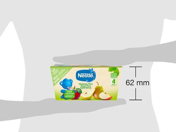 Produktbild Nestlé Apfel Birne Kompott, nach 4 Monaten (400 g)