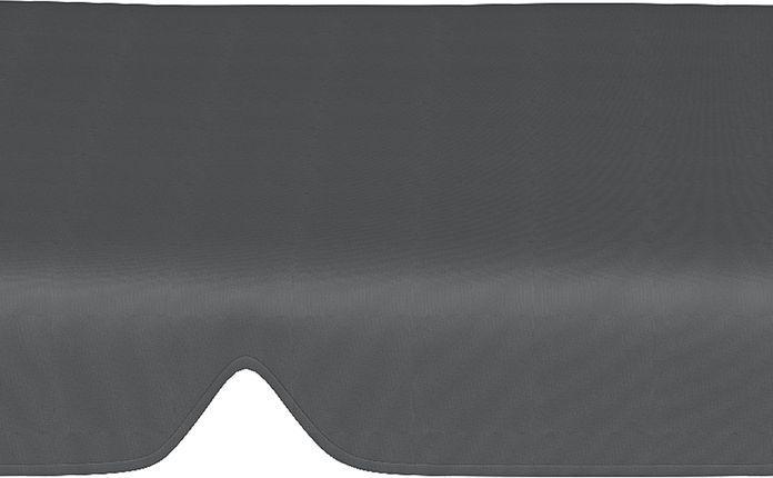 Produktbild Swisshandel24 Hollywoodschaukel Ersatzdach Dachbezug für 3-Sitzer, Sonnendach, Dunkelgrau