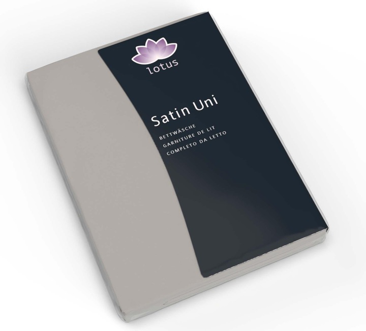 Actual product image Lotus Bettwaren Lotus Satin Fitted Sheet (180 x 200 cm)