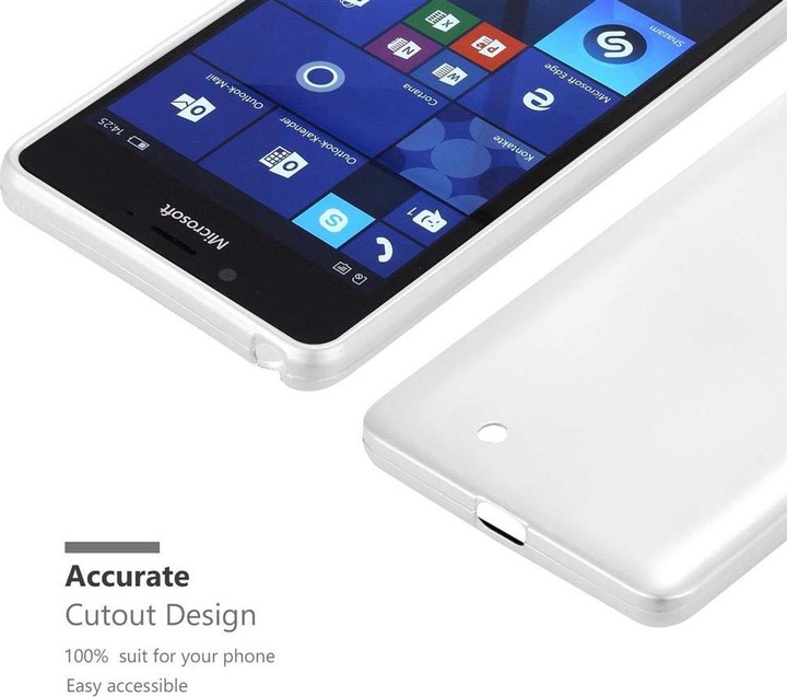 Produktbild Cadorabo TPU Matt Metallic Cover (Nokia Lumia 950 XL)