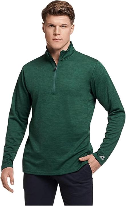 Actual product image Russell Striated Quarter-Zip Pullover (XXL)