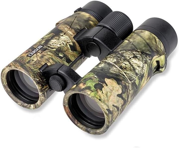 Carson RD-Series 10x42mm Binoculars - Waterproof and Fog Resistant, Mossy Oak Camo(RD-042MO) (10x, 42 mm)