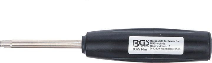 Image du produit BGS Tournevis dynamométrique pour inserts de valves 0,45 Nm