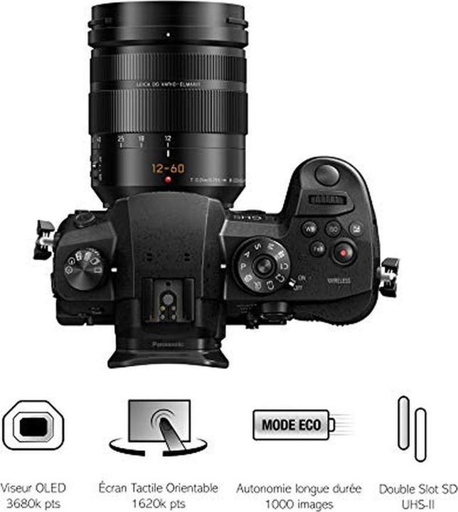 Productafbeelding Panasonic Lumix DMC-GH5 + 12-60mm (12 - 60 mm, 21.77 Mpx)