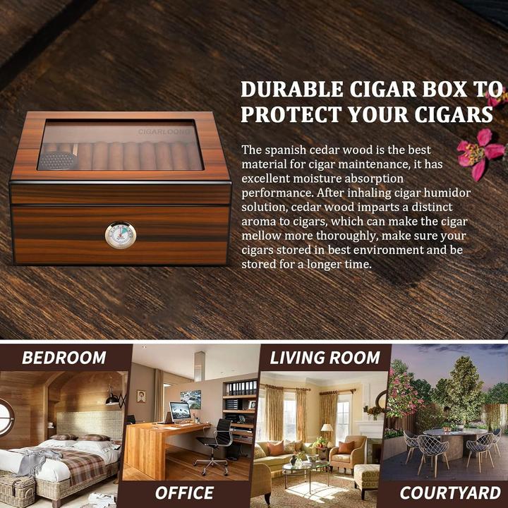Immagine prodotto Cigarloong Zigarren Humidor (50)