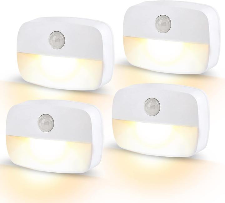 LS Set 4x LED Nachtlicht Senso Batterie