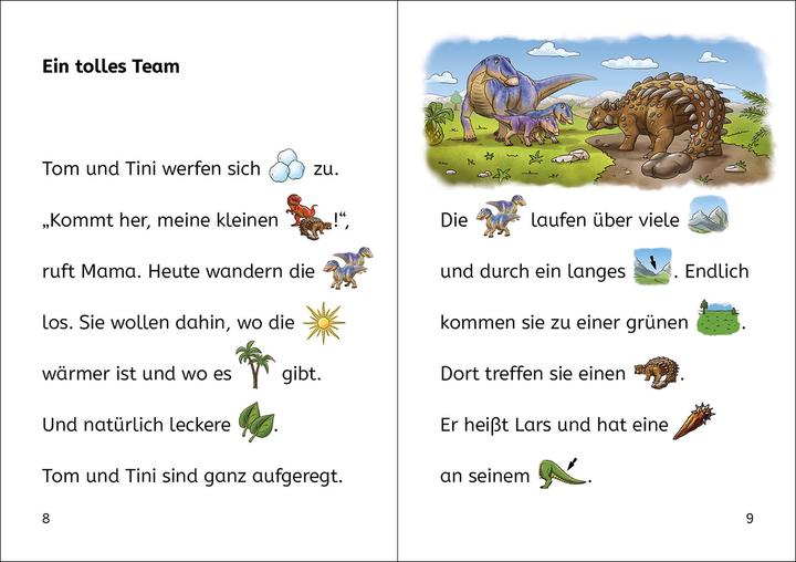 Produktbild Bildermaus - Dinosauriergeschichten (Deutsch, Michael Böhm, Loewe Erstlesebücher, Henriette Wich, 2022)