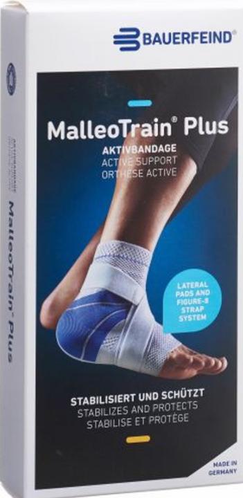Actual product image MalleoTrain Plus active bandage left titanium (4)