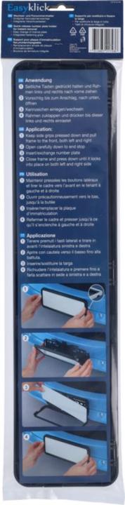 Produktbild Easyklick Kennzeichenhalter (Front + Heck, Langformat)