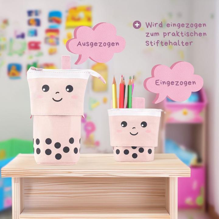 Produktbild Hermex Stehendes Federmäppchen Pop Up-Stiftehalter Verstellbares Schlamperetui