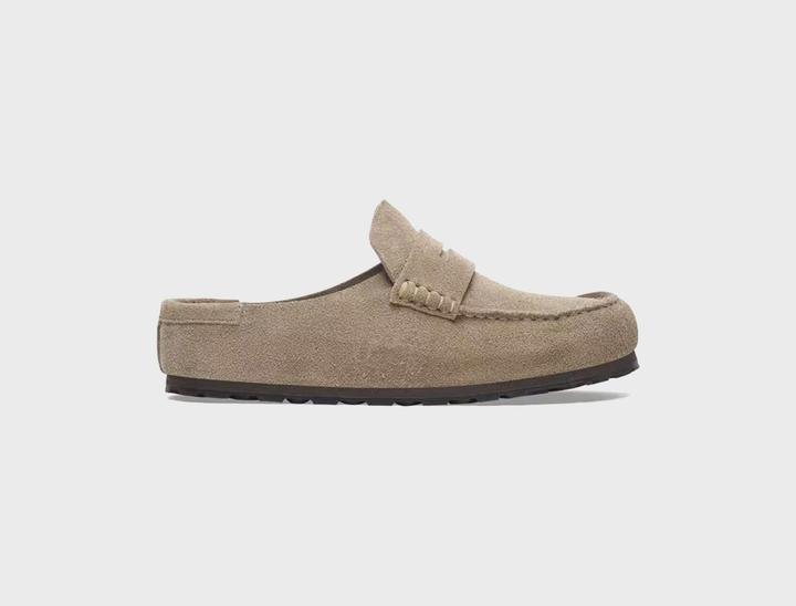 Birkenstock Naples Wrapped Suede Leather (Regular Fit) (41)