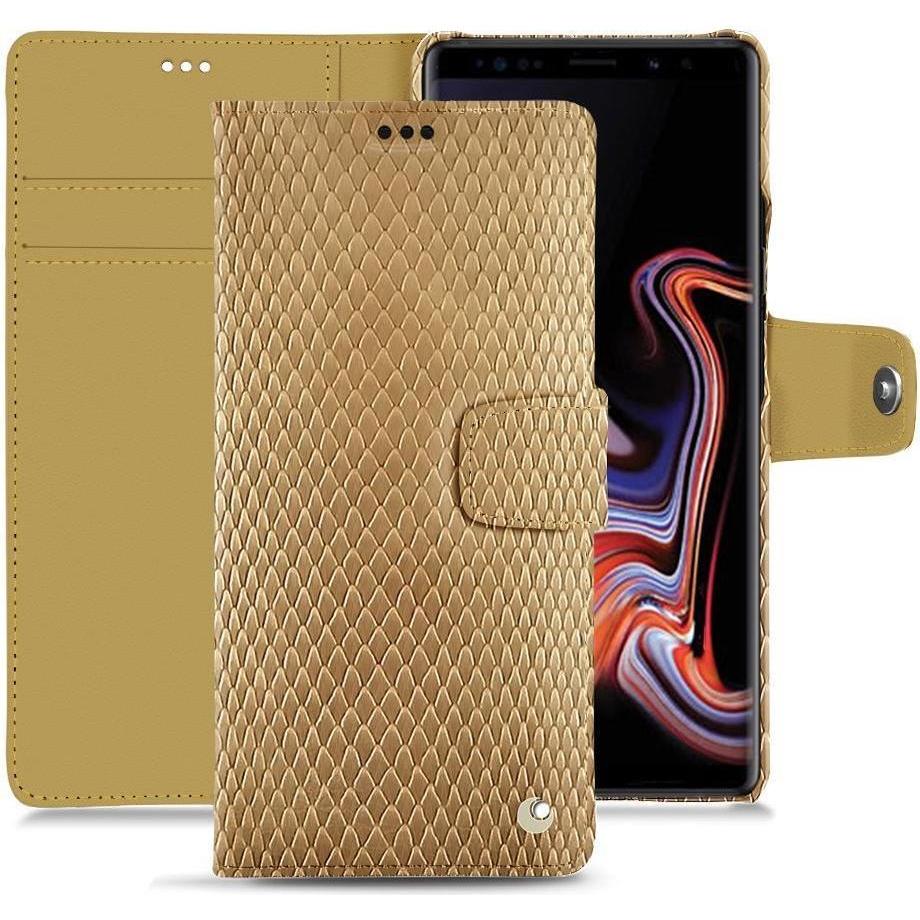 Thumbnail - Noreve Lederschutzhülle Wallet (Samsung Galaxy Note 9), Smartphone Hülle, Beige