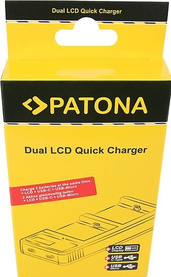 Produktbild Patona Dual LCD Charger USB Fuji NP-W235 (Kamera Akku Ladegerät)