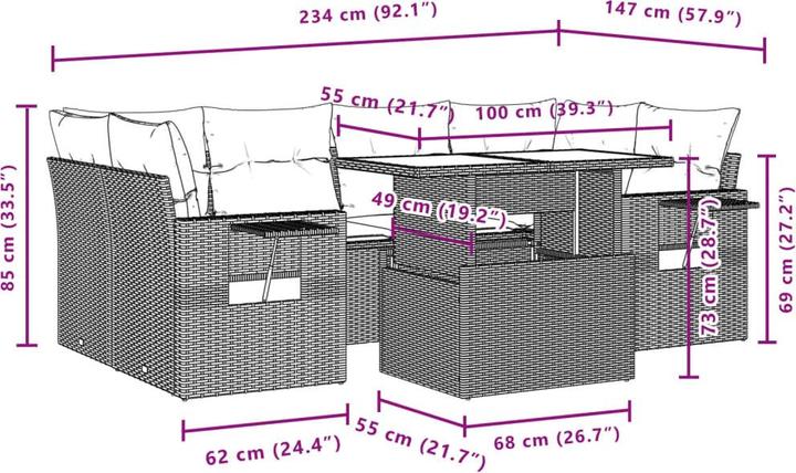 Produktbild vidaXL Norah