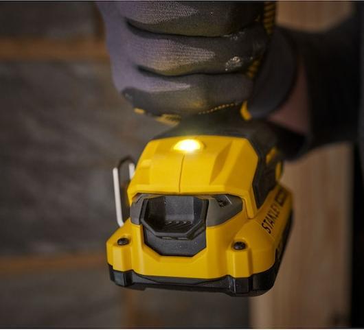 Actual product image Stanley V20 Brushless Cordless Drill