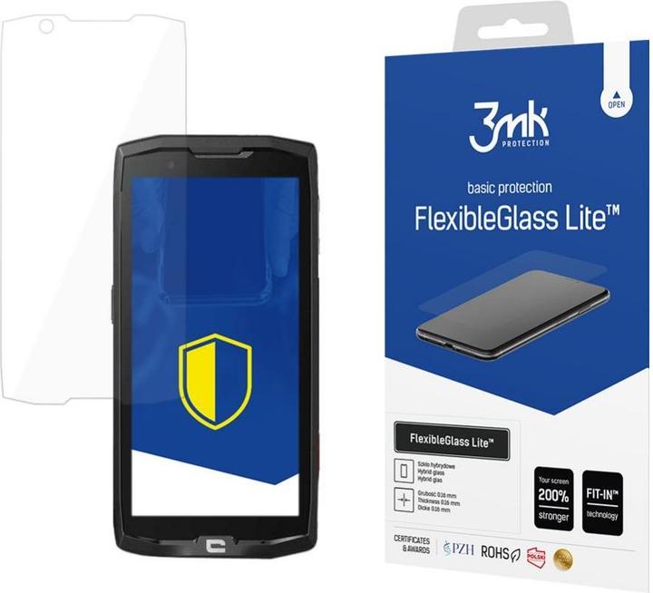 Actual product image 3MK hybrid glass Flexible 2.5D Lite for Crosscall Core X4 (1 Piece, Crosscall Core X4)