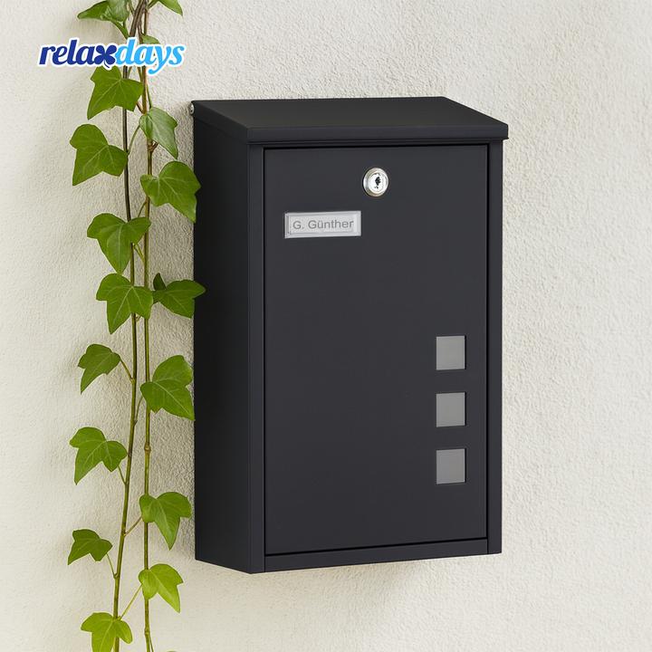 Actual product image Relaxdays Briefkasten Hochformat