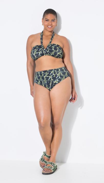 Image du produit Studio Untold Bas de bikini, taille haute et imprimé camouflage (48)