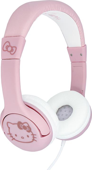 Produktbild OTL Technologies HK1180 Hello Kitty Kids Wired Headphones with Ears in Red and White