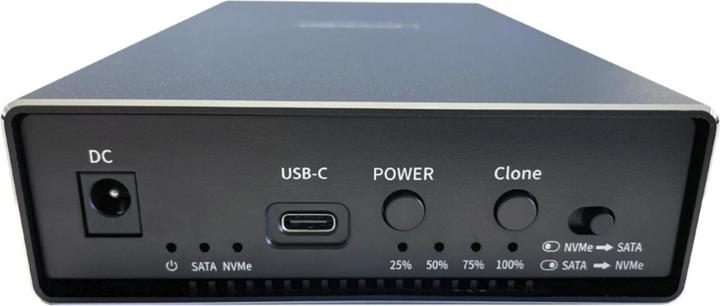 Actual product image LC-Power LC-DOCK-C-35-M2 USB3.2 Docking NVMe &SATA-M.2 retail (M.2, 3.5")