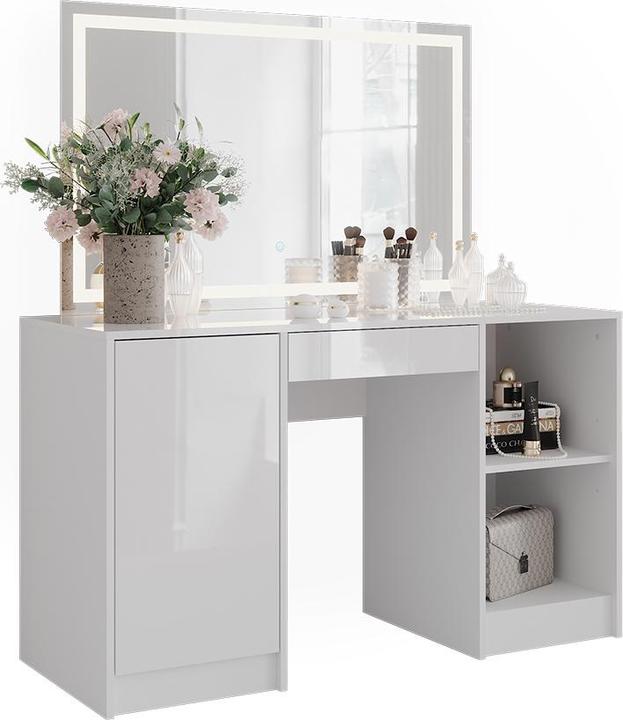 Produktbild Vicco Sherry mit LED-Spiegel (128.20 x 50.10 x 76 cm)