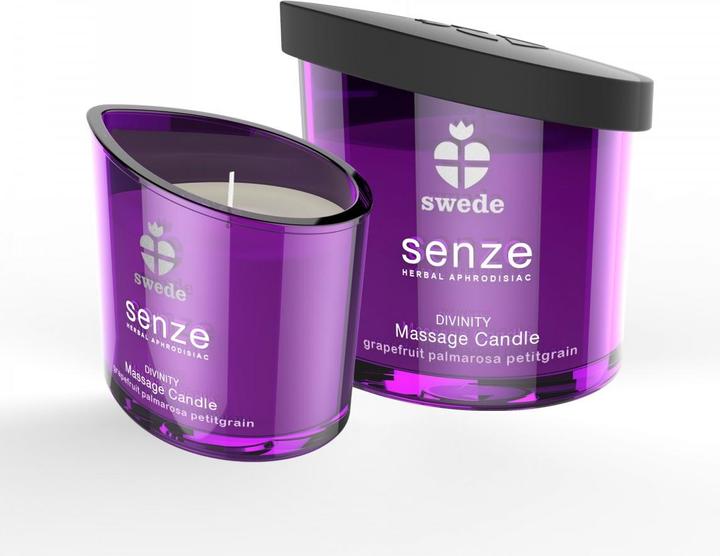 Produktbild Swede Senze Divinity Massage Candle Grapefruit Palmarosa Petitgrain (50 ml)