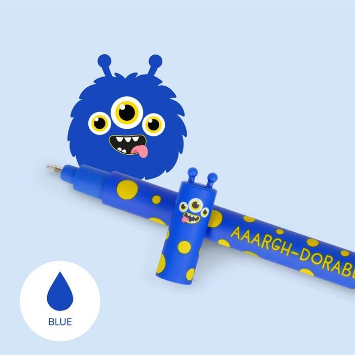 Actual product image Legami Erasable gel pen (Monster Blue)