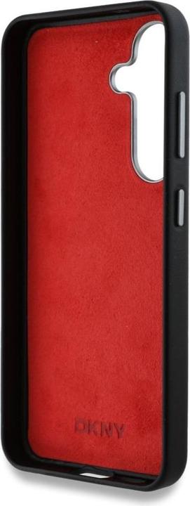 Produktbild DKNY Leather Heart of NY Case for Samsung Galaxy S25 - Black (Samsung Galaxy S25)