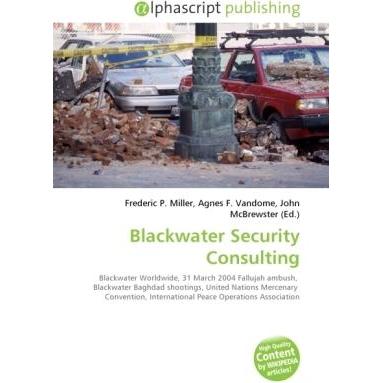 Blackwater Security Consulting, Fachbücher