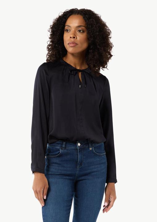Produktbild Comma Bluse Satinierte Tunikabluse im Relaxed Fit (34)