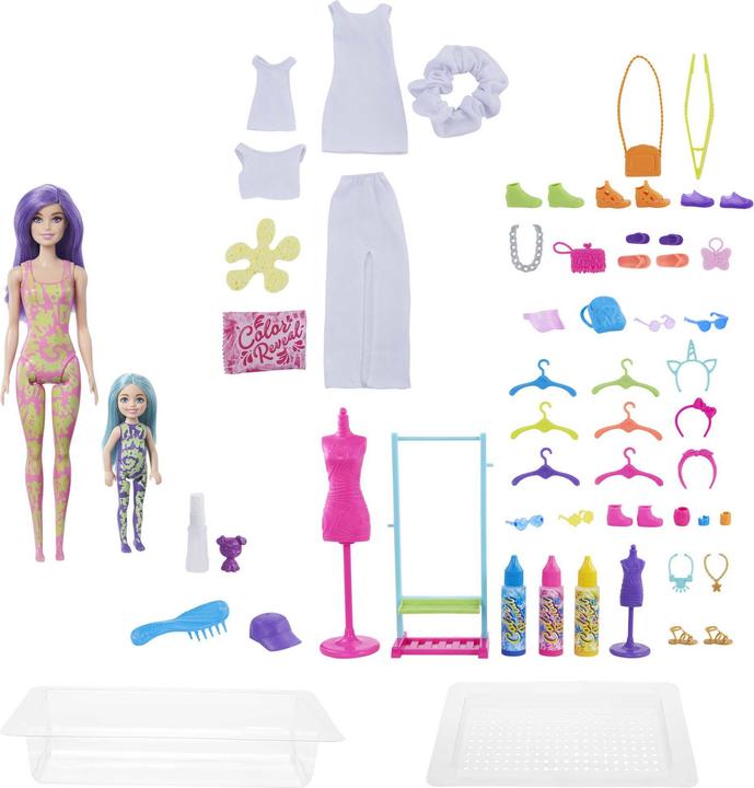 Productafbeelding Barbie Color Reveal Neon Batik Fashion Kit
