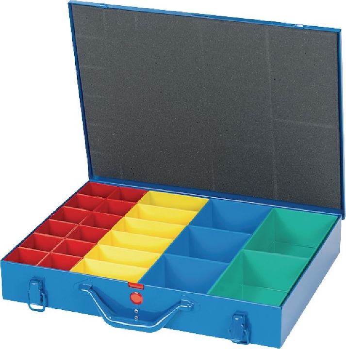 Actual product image Allit Metal small parts case EuroPlus Pro M